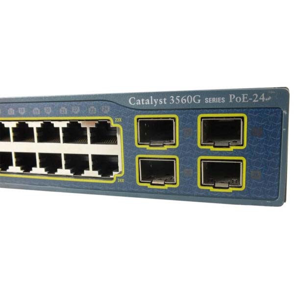 سوئیچ شبکه سیسکو 24 پورت WS-C3560G-24PS-S استوک