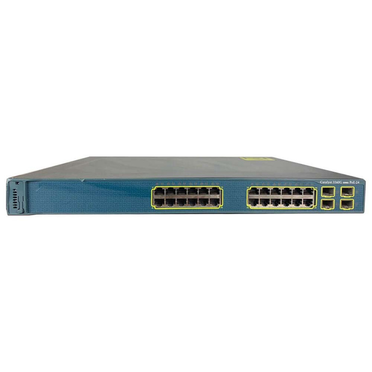 سوئیچ شبکه سیسکو 24 پورت WS-C3560G-24PS-S استوک