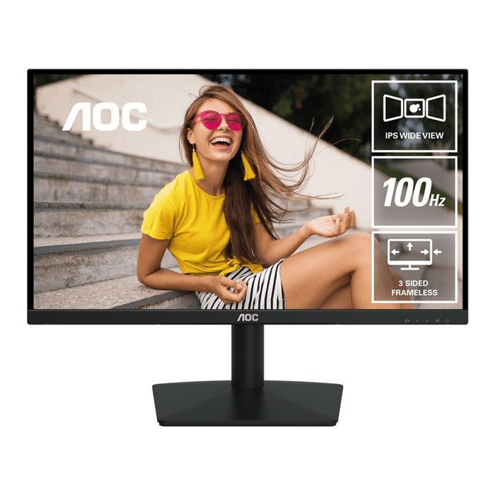 مانیتور AOC سایز 24 اینچ | پنل IPS | رزولوشن Full HD | نرخ نوسازی 100Hz