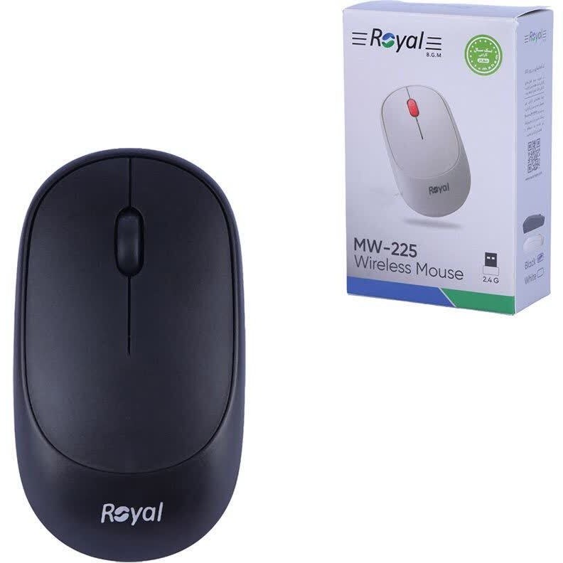 ماوس بی‌سیم رویال مدل MW-225 | اتصال Wireless